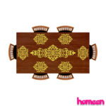 زیر بشقابی چرم مصنوعی مدل P901 ست 6 عددی - Image 2